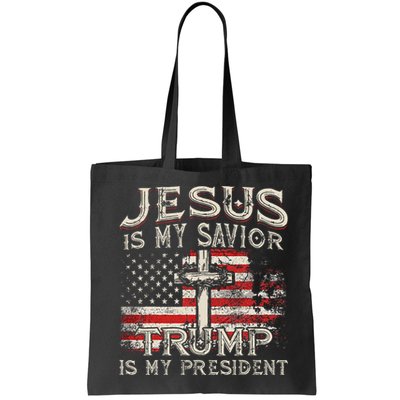 Jesus Is My Savior Trump Is My President Bag