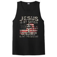 Jesus Is My Savior Trump Is My President PosiCharge Competitor Tank