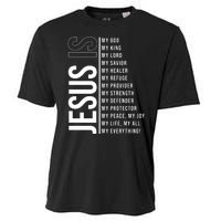 Jesus Is My Lord My Everything Christianity Quote Cooling Performance Crew T-Shirt