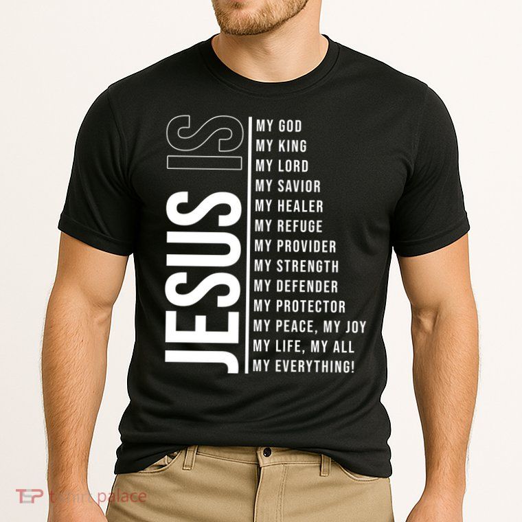 Jesus Is My Lord My Everything Christianity Quote Performance Shirt