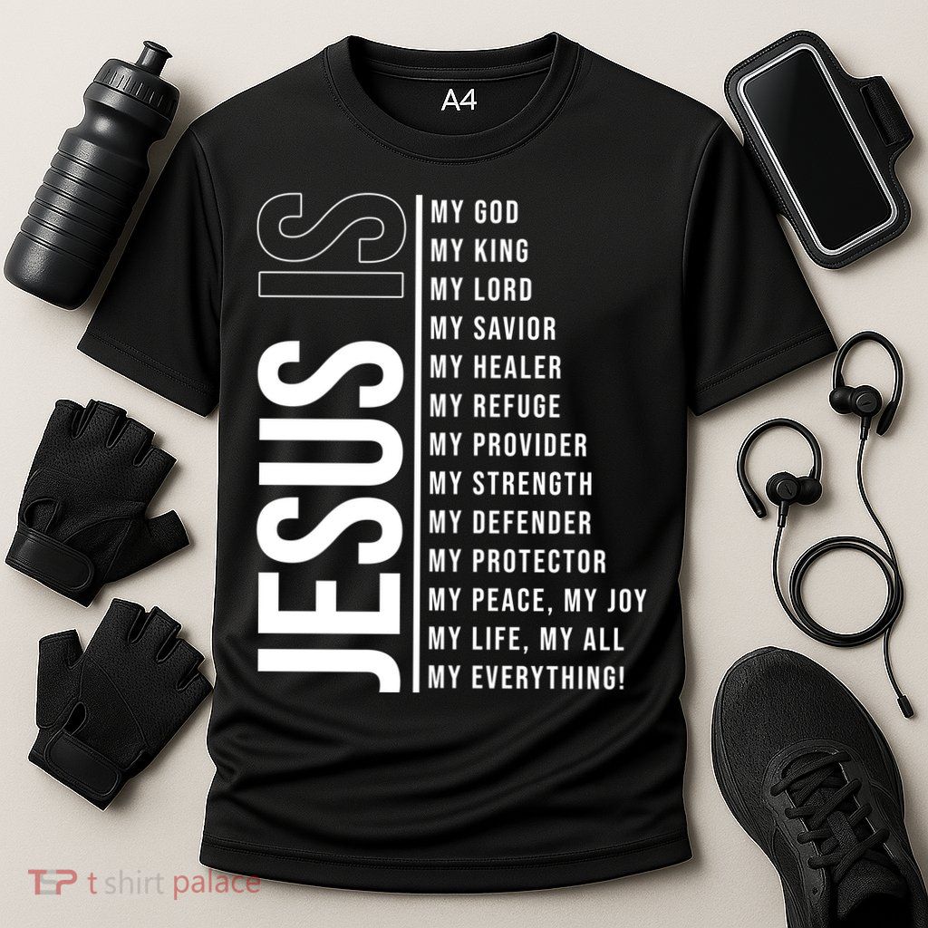 Jesus Is My Lord My Everything Christianity Quote Performance Shirt