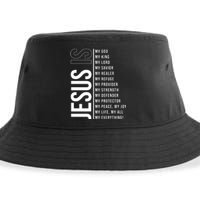 Jesus Is My Lord My Everything Christianity Quote Sustainable Bucket Hat