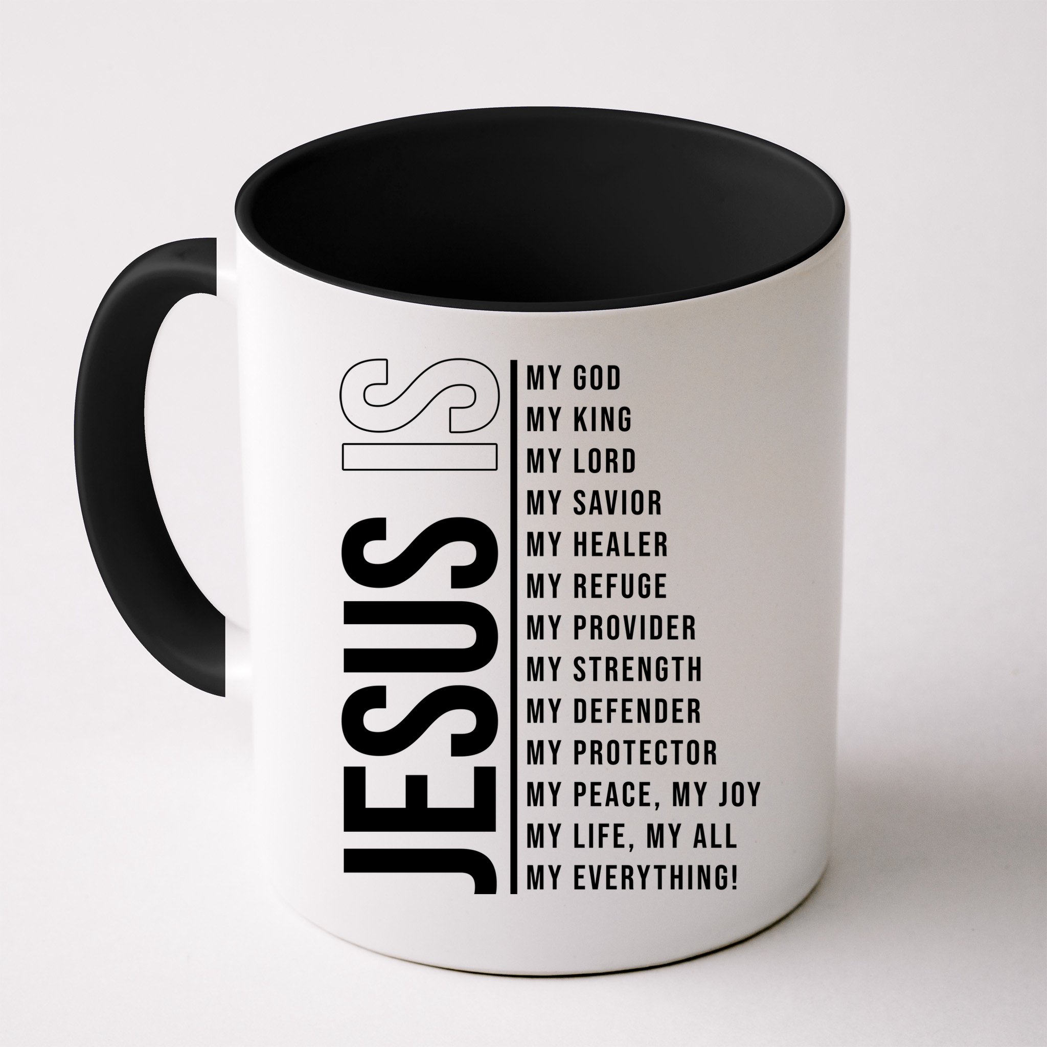 Jesus Is My Lord My Everything Christianity Quote Mug