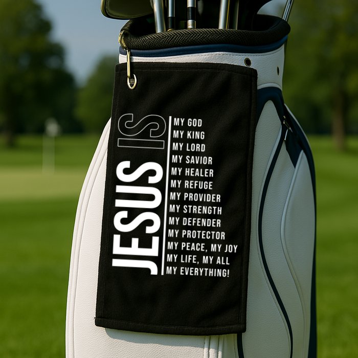 Jesus Is My Lord My Everything Christianity Quote Golf Towel