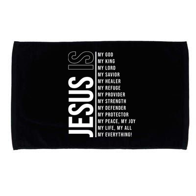 Jesus Is My Lord My Everything Christianity Quote Microfiber Hand Towel