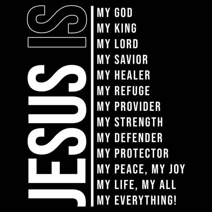 Jesus Is My Lord My Everything Christianity Quote Kids T-Shirt