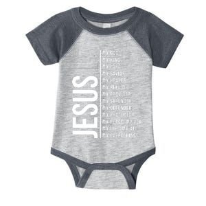 Jesus Is My Lord My Everything Christianity Quote Infant Baby Jersey Bodysuit