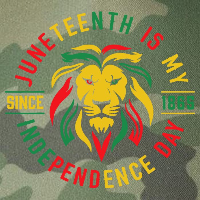 Juneteenth Is My Independence Day Lion Free Ish Since 1865 Legacy Tie Dye Trucker Hat
