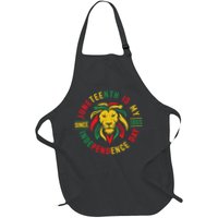 Juneteenth Is My Independence Day Lion Free Ish Since 1865 Apron