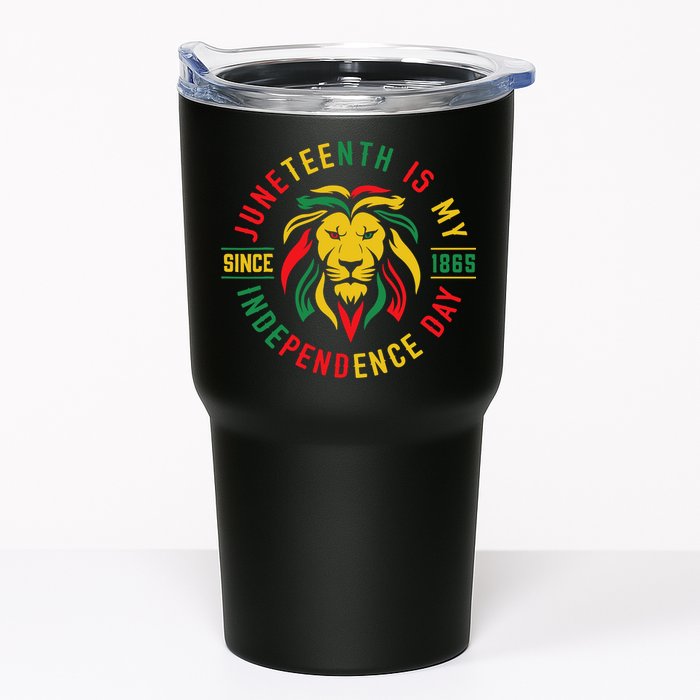 Juneteenth Is My Independence Day Lion Free Ish Since 1865 Tumbler