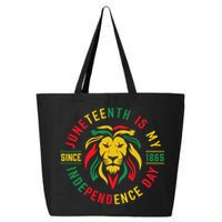 Juneteenth Is My Independence Day Lion Free Ish Since 1865 25L Jumbo Tote