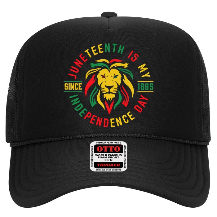 Juneteenth Is My Independence Day Lion Free Ish Since 1865 Hat