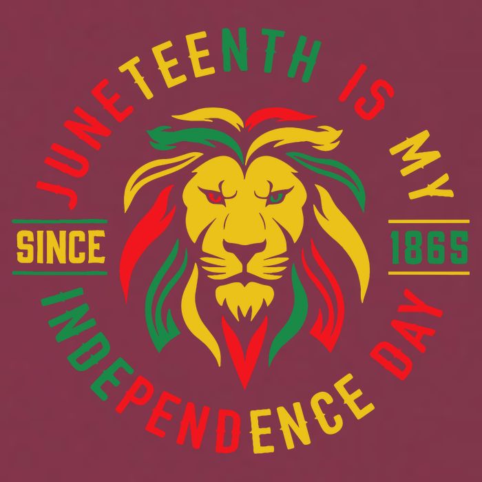 Juneteenth Is My Independence Day Lion Free Ish Since 1865 16oz Travel Tumbler