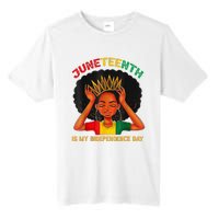 Juneteenth Is My Independence Day Black Black Queen Tall Fusion ChromaSoft Performance T-Shirt