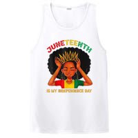 Juneteenth Is My Independence Day Black Black Queen PosiCharge Competitor Tank