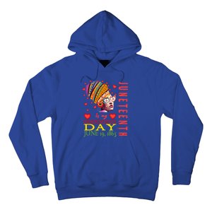 Juneteenth Is My Independence Day 1865 Juneteenth Celebrate Gift Hoodie