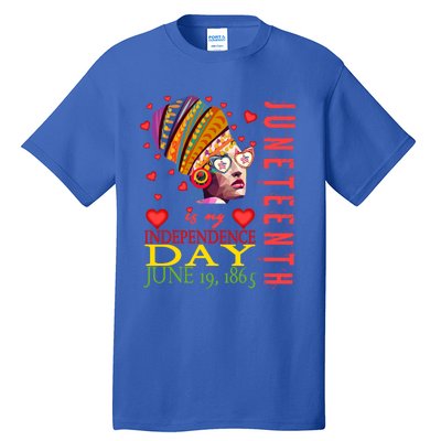 Juneteenth Is My Independence Day 1865 Juneteenth Celebrate Gift Tall T-Shirt