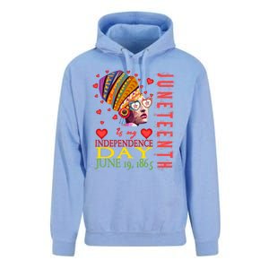 Juneteenth Is My Independence Day 1865 Juneteenth Celebrate Gift Unisex Surf Hoodie