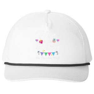 July Is My Birthday Month Yes The Whole Month Funny Snapback Five-Panel Rope Hat