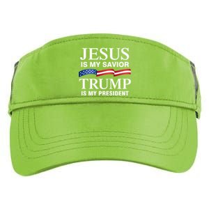 Jesus Is My Savior Trump Is My President Meaningful Gift Adult Drive Performance Visor