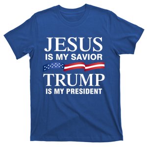 Jesus Is My Savior Trump Is My President Meaningful Gift T-Shirt