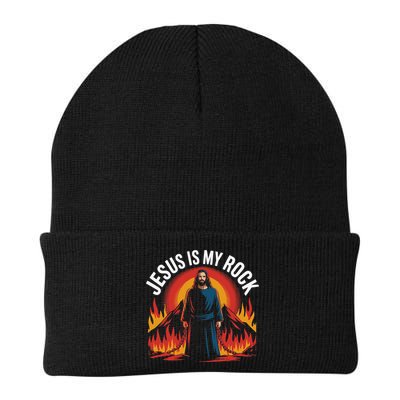 Jesus Is My Rock Religious Christian Biblical Beanie