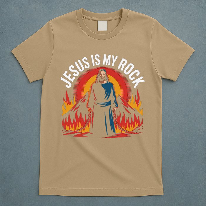 Jesus Is My Rock Religious Christian Biblical T-Shirt