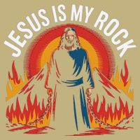 Jesus Is My Rock Religious Christian Biblical T-Shirt