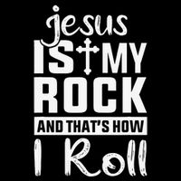 Jesus Is My Rock Baptism Adults Funny Bucket Hat