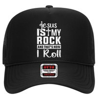 Jesus Is My Rock Baptism Adults Funny Hat