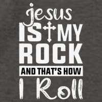 Jesus Is My Rock Baptism Adults Funny Vector Backpack