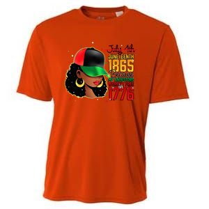 Juneteenth Is My Independence Day Black Women Black Pride Cooling Performance Crew T-Shirt