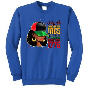 Juneteenth Is My Independence Day Black Women Black Pride Sweatshirt