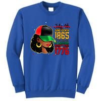 Juneteenth Is My Independence Day Black Women Black Pride Sweatshirt