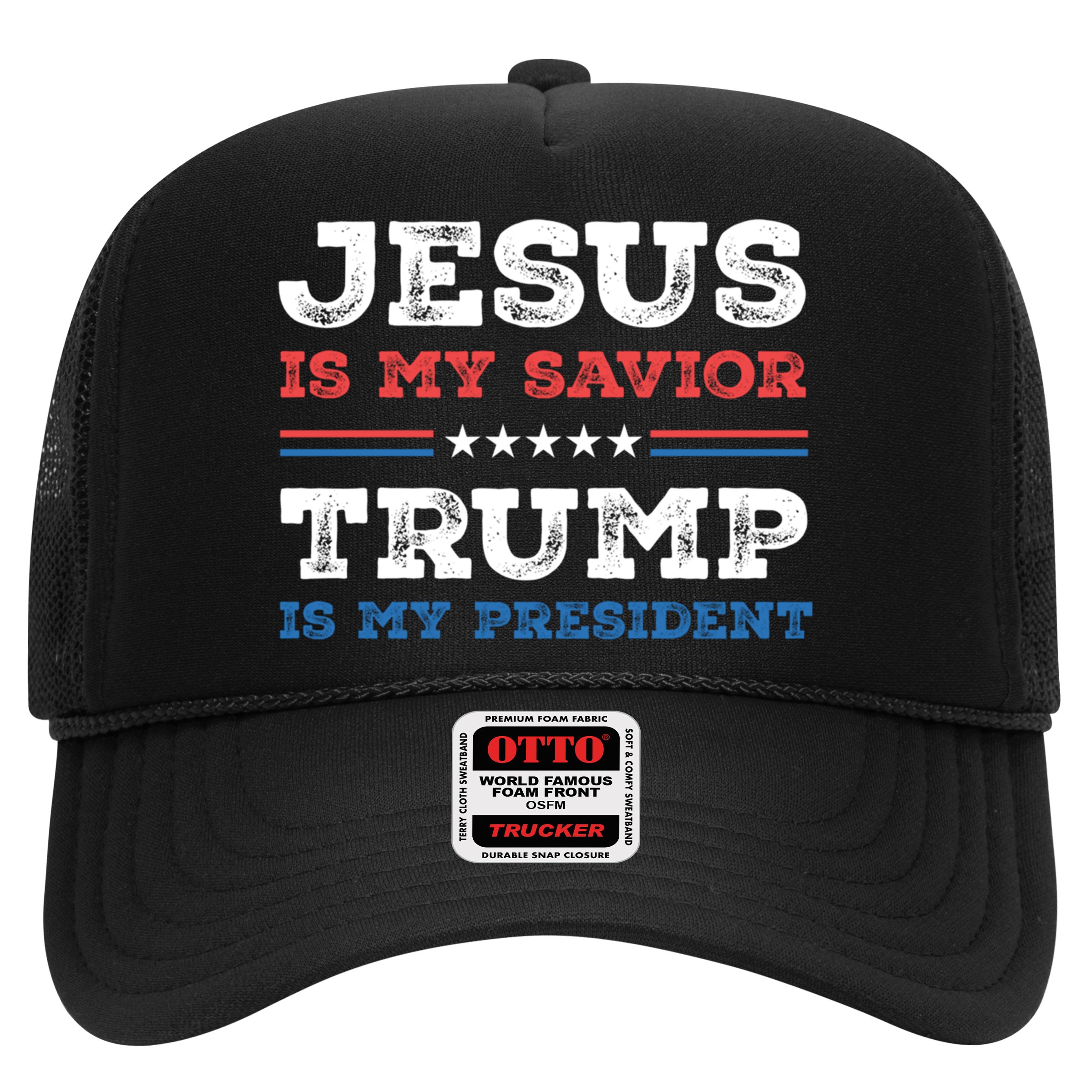 Jesus Is My Savior Trump Is My President Trump 2024 Gift Hat