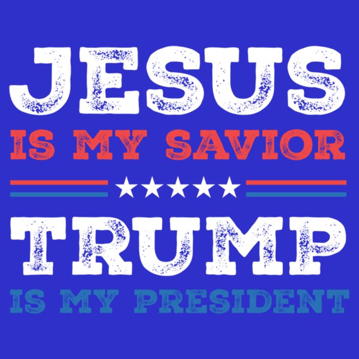 Jesus Is My Savior Trump Is My President Trump 2024 Gift T-Shirt