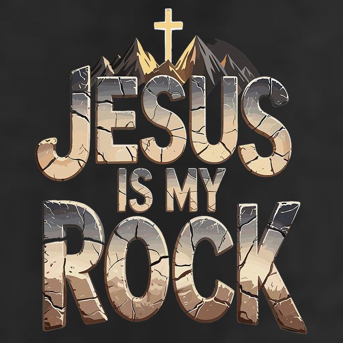 Jesus Is My Rock Religious Christian Biblical 15oz Campfire Ceramic Mug