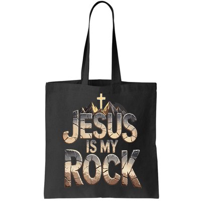 Jesus Is My Rock Religious Christian Biblical Bag