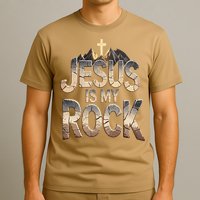 Jesus Is My Rock Religious Christian Biblical T-Shirt