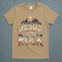 Jesus Is My Rock Religious Christian Biblical T-Shirt