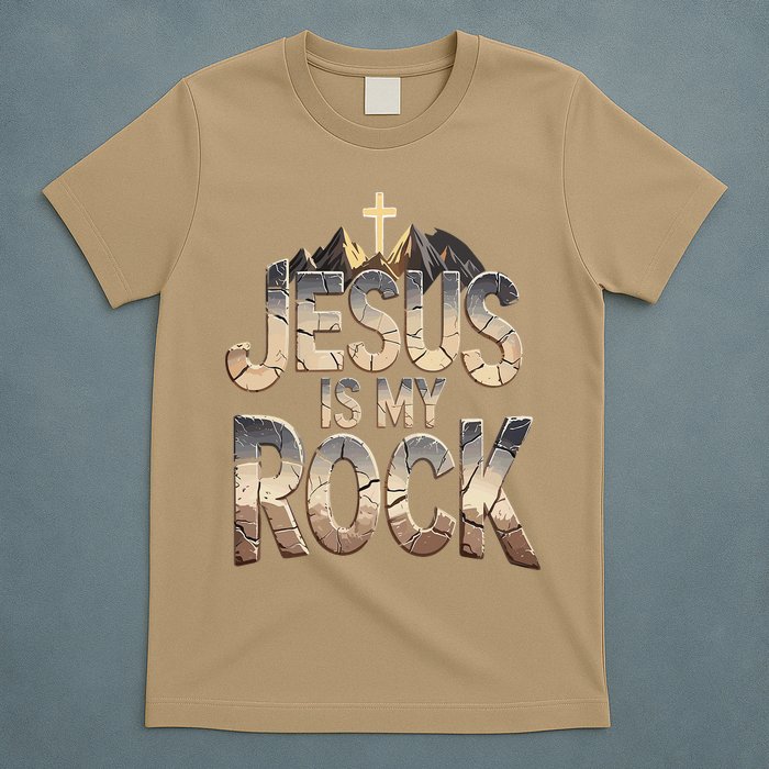 Jesus Is My Rock Religious Christian Biblical T-Shirt