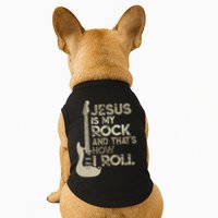Jesus Is My Rock And That Is How I Roll Christian Guitarist Doggie Tank
