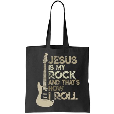 Jesus Is My Rock And That Is How I Roll Christian Guitarist Bag