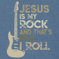 Jesus Is My Rock And That Is How I Roll Christian Guitarist Garment-Dyed Sweatshirt