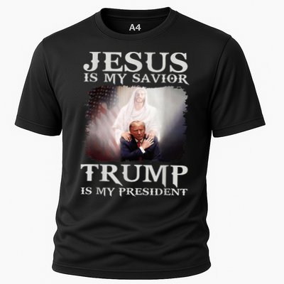 Jesus Is My Savior Trump Is My President Performance Shirt