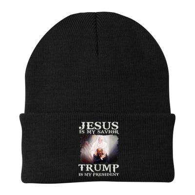 Jesus Is My Savior Trump Is My President Beanie