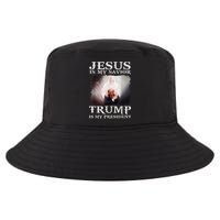 Jesus Is My Savior Trump Is My President Cool Comfort Performance Bucket Hat