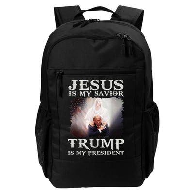 Jesus Is My Savior Trump Is My President Backpack