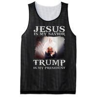 Jesus Is My Savior Trump Is My President Mesh Reversible Basketball Jersey Tank