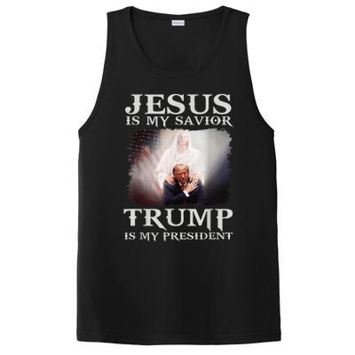 Jesus Is My Savior Trump Is My President PosiCharge Competitor Tank